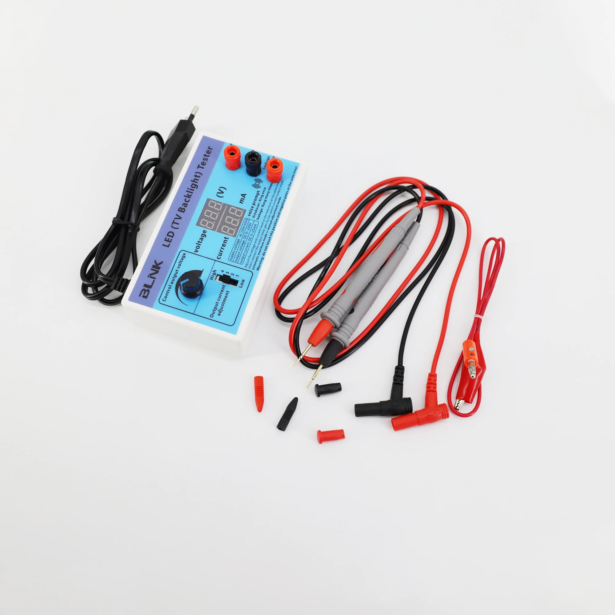 0-230V Output LED TV Backlight Tester LED Strips Test Tool with Current and Voltage Display for All LED Application