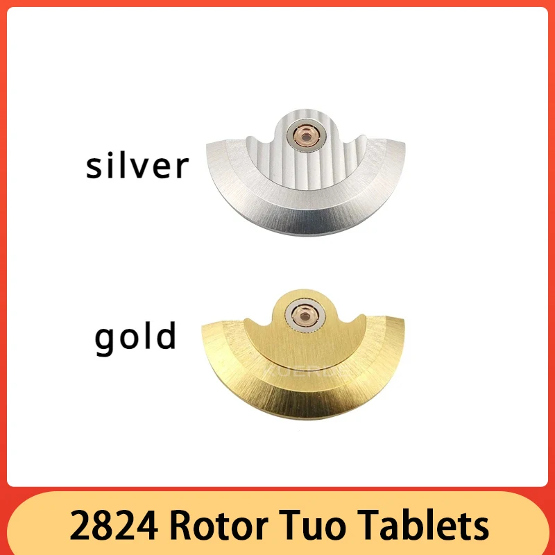 Akcesoria do zegarka części do 2824 domowego zegarka wirnik oscylujący ciężar 2824 zegarek Rotor Tuo tablety wysokiej jakości