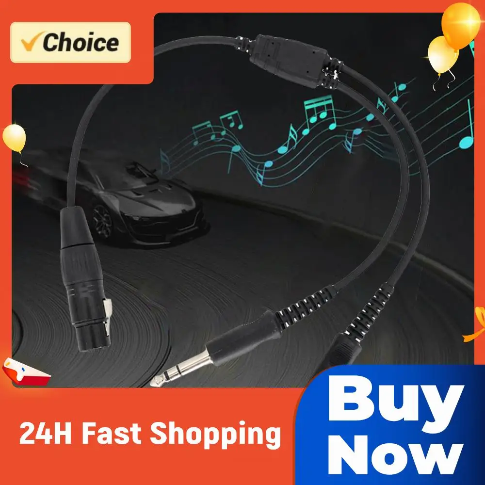 

Кабель-переходник Airbus XLR на GA, 5-контактный, для авиационных наушников, черный, 5-контактный XLR на двойные разъемы GA, аксессуары для наушников