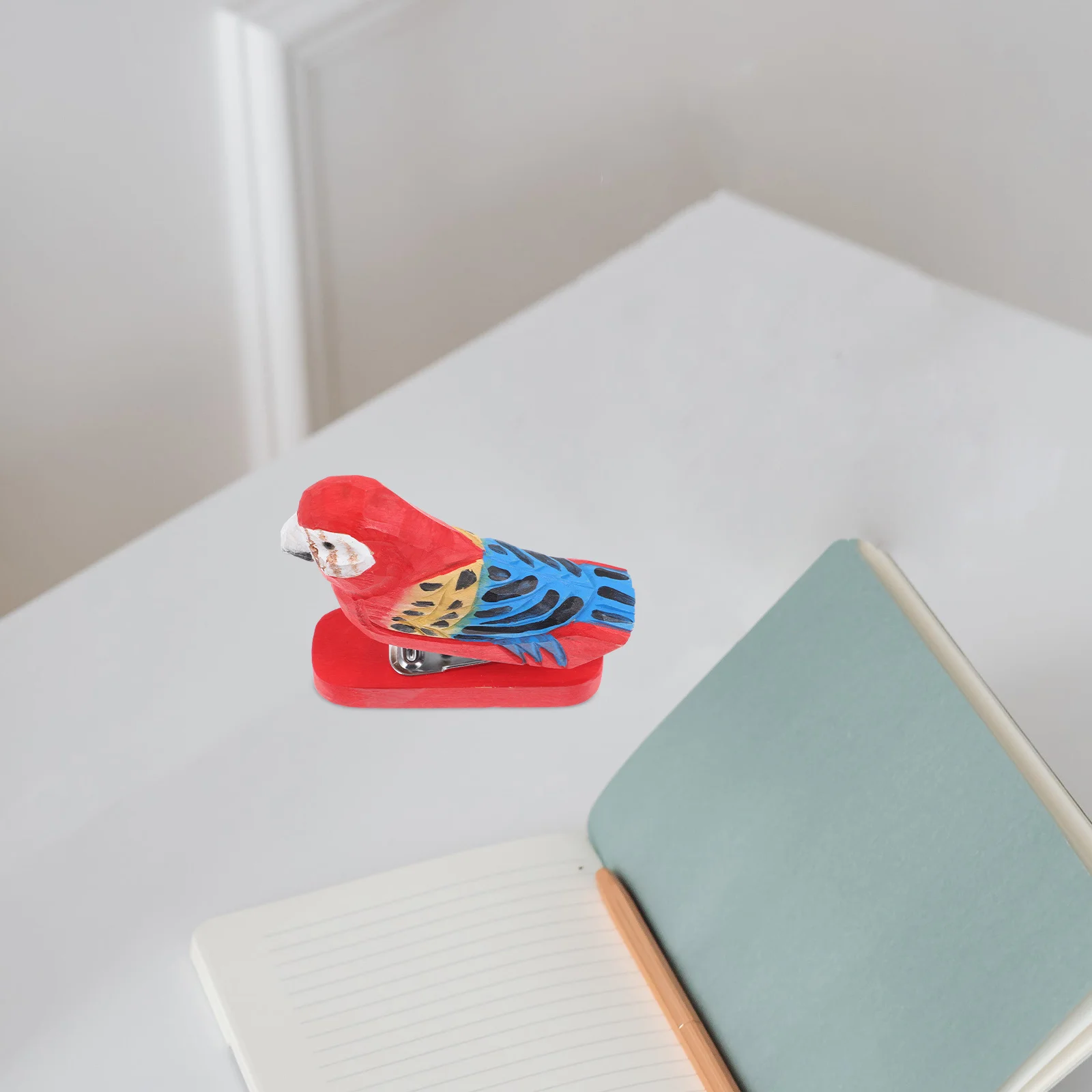 Wooden Animal Stapler Handmade Reusable Paper Stapling Tool Cute Desktop Office Decor Small Wood Stapler For School Filing