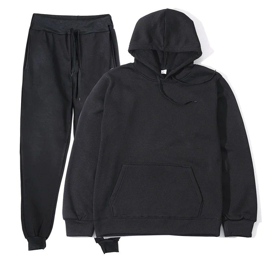 

Men's Hooded Sweatshirts and Men Pants Casual Men's Tracksuit Sportswear Autumn Winter Men Suit Men's Clothing Leisure Sets Male
