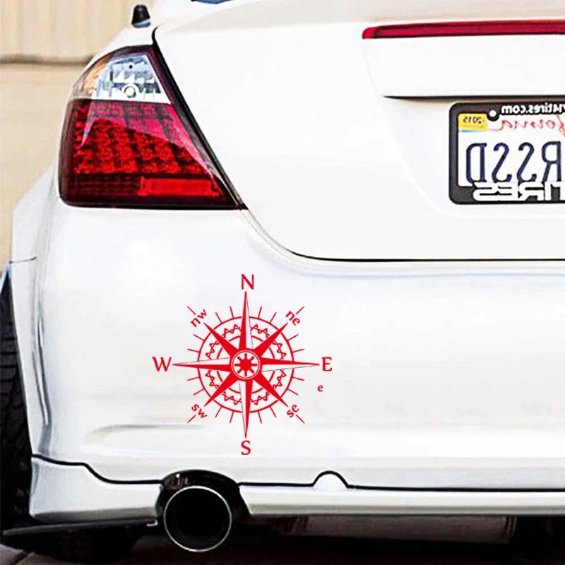 Scratch waterproof all kinds of compass cover car stickers, external accessories cartoon decorative window PVC decals
