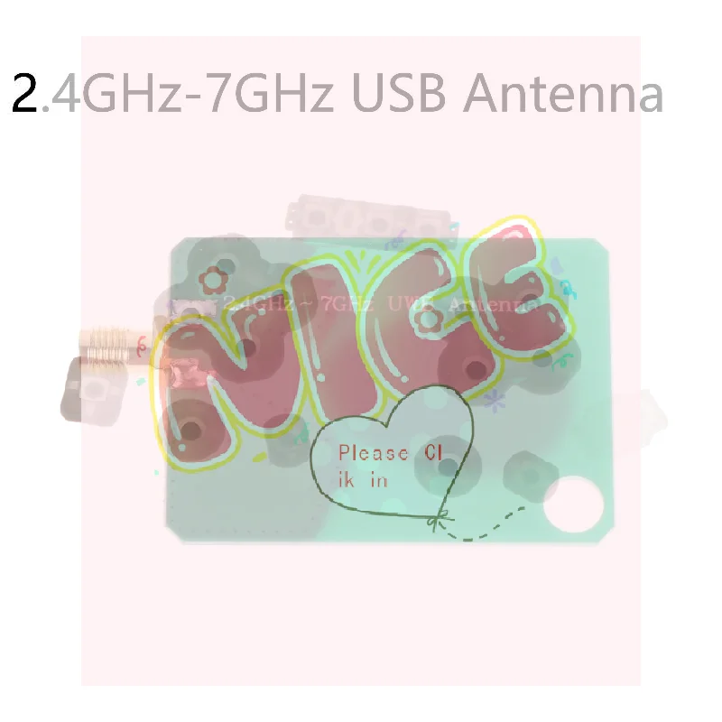 【BA】2.4GHz To 7GHz SMA Interface RF Antenna Module UWB-1P Ultra Wideband Antenna For Communication Device