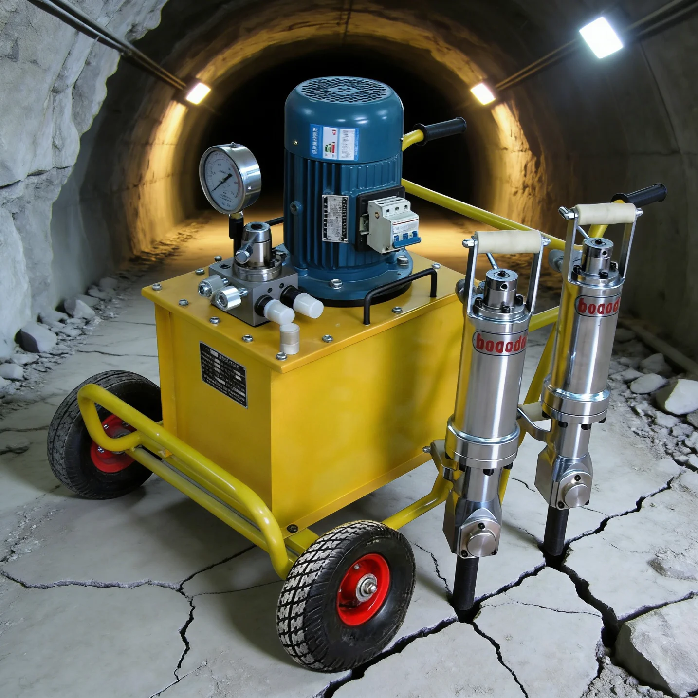 

Мощный гидравлический камнекол: эффективная машина для разрушения камня для использования в карьерах