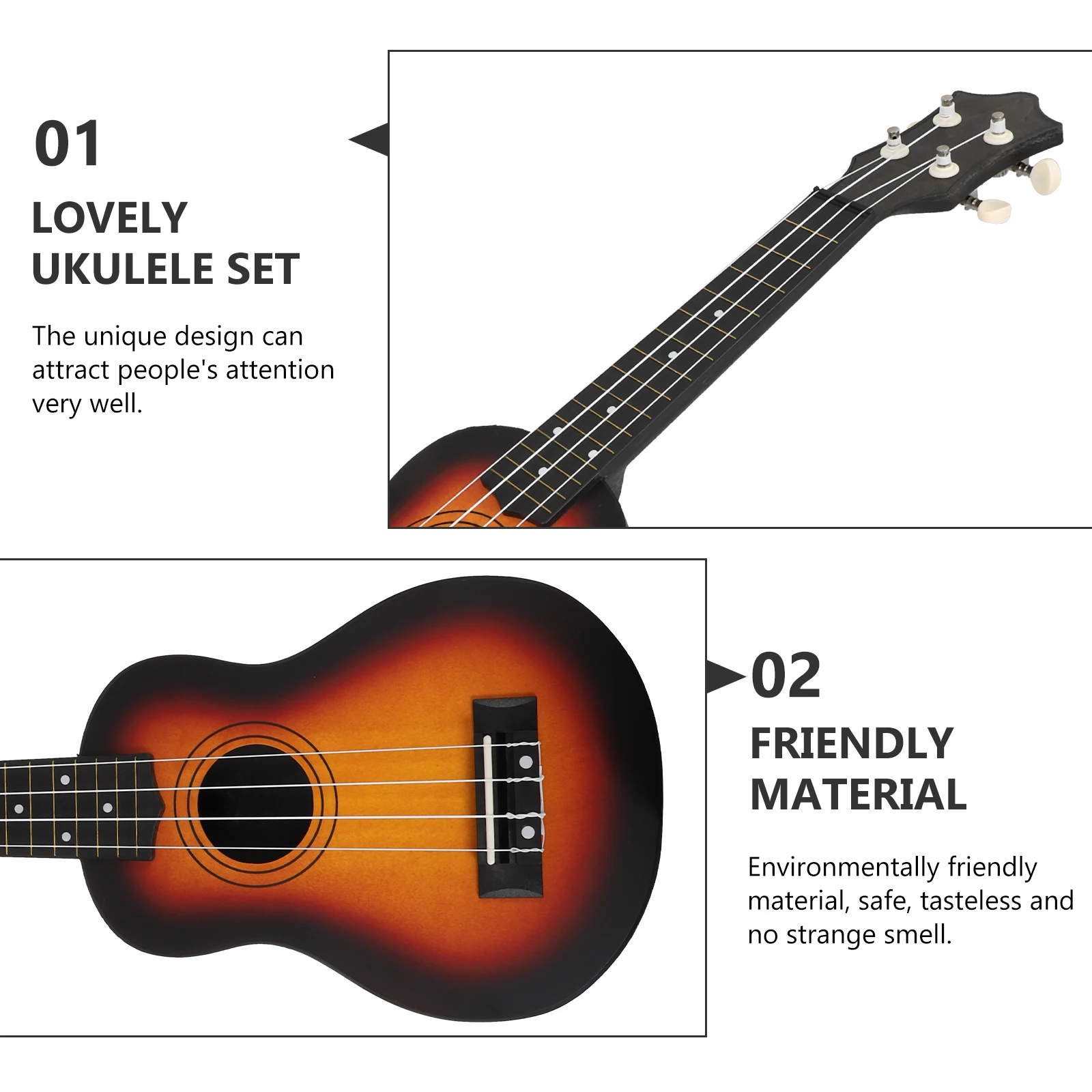 

Kids Toys Ukulele Small for Beginner High Quality Musical Instruments Beginners Child