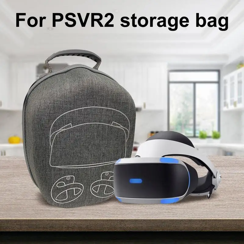 

NEW EVA Bag For PSVR2 Multi-function Travel Portable Zipper Storage Bag Lens For PS VR2 VR And Accessories