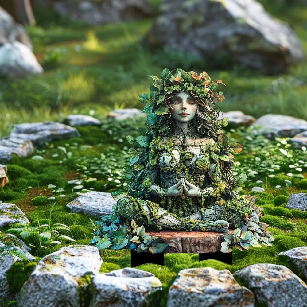 

Crafts Acrylic Garden Pile Creative Waterproof Elf Floor Plugs Cute Multi Functional Garden Stake Courtyard