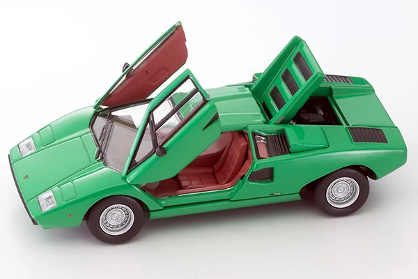 Tomytec Tomica TLV Countach LP400 Yellow/Green/Orange Limited Edition Simulation Alloy Static Car Model Toy Gift