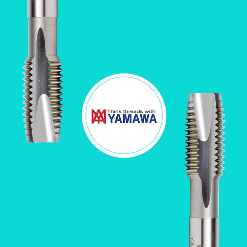Janpan YAMAWA HSSE TIN Coating Spiral Pointed Tap M1.4 M1.6 M1.7 M2 M2.5 M3 M4 M5 M6 M7 M8 M9 Machine Screw Fine Thread Taps