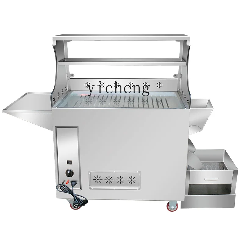 

Zz fried goods machine commercial sugar fried chestnut machine stall automatic small