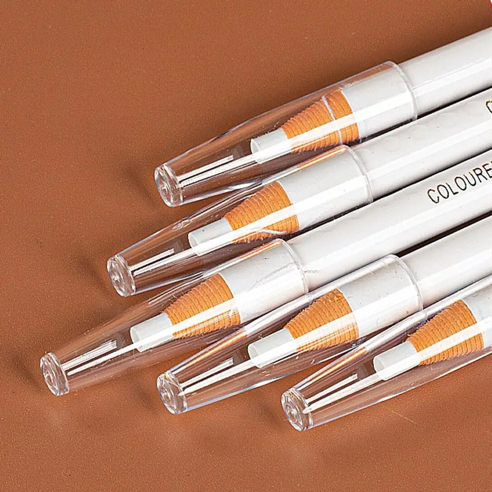 Posiciones cosméticos potenciador de cejas mujeres tirar cordón lápiz de cejas lápiz de cejas blanco lápiz de tatuaje permanente tinte de cejas