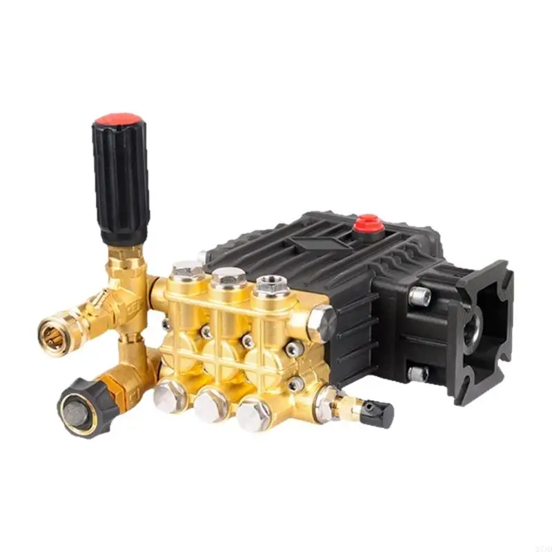 Powerful 20Mpa Plunger with Adjustable Regulator ABS & Brass for Auto Cleaning & Commercial Use 900L/Hour Capacity 37JD