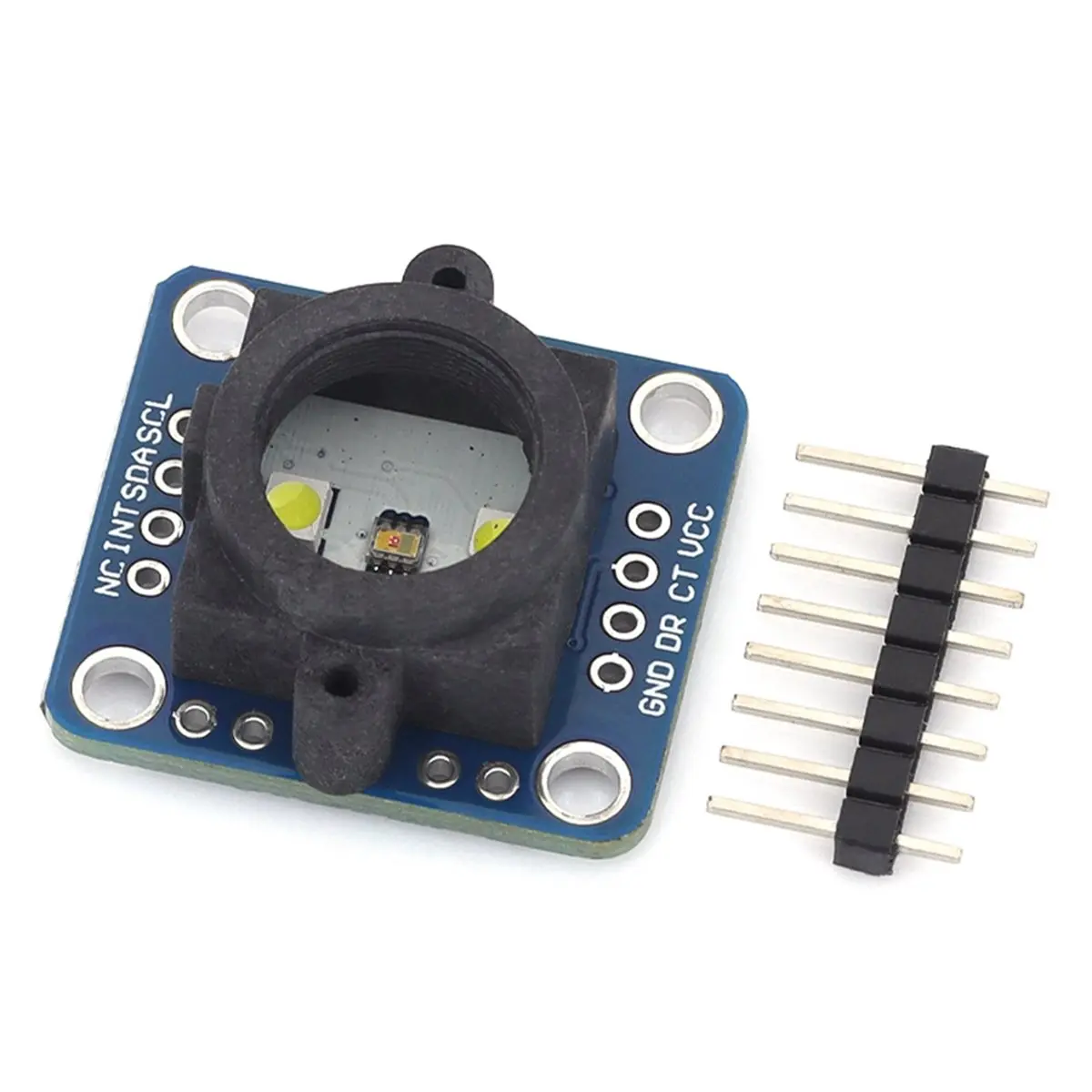 SCLS -33 Color Recognition Sensor Module TCS34725 RGB 0-255 10Hz,Compatible TCS230 TCS3200,Color Sensing Board