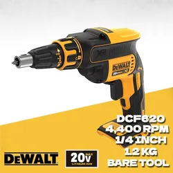 DEWALT DCF620 Drywall Screw Gun 20V Handheld Automatic Feeding Nailing Machine Brushless 360 Degree Rotation Nail Gun DCF620N