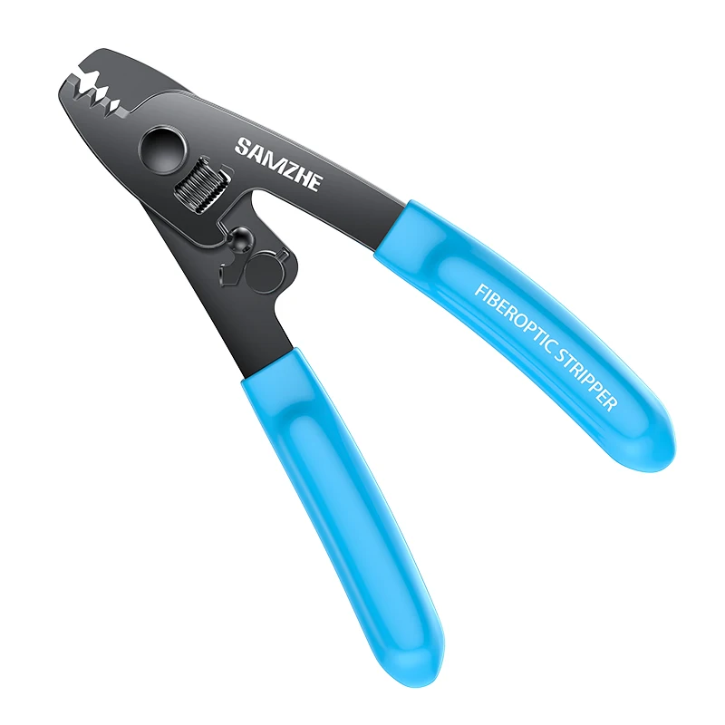 SAMZHE Miller Clamp High Precision Fiber Optic Stripper Three Port Cable Stripping Nano Clamp FTTH Fiber Optic Cold Splicing Too