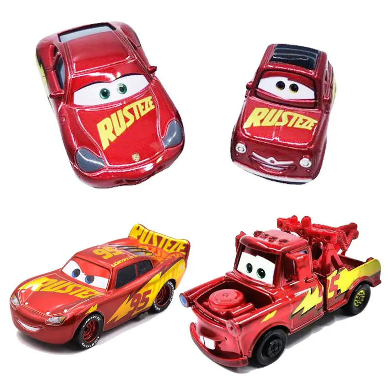 1:55 Disney Pixar Cars Extremely fast Lightning McQueen Red Sally Guido Luigi Mater Alloy Metal Die Casting cars kids Gift