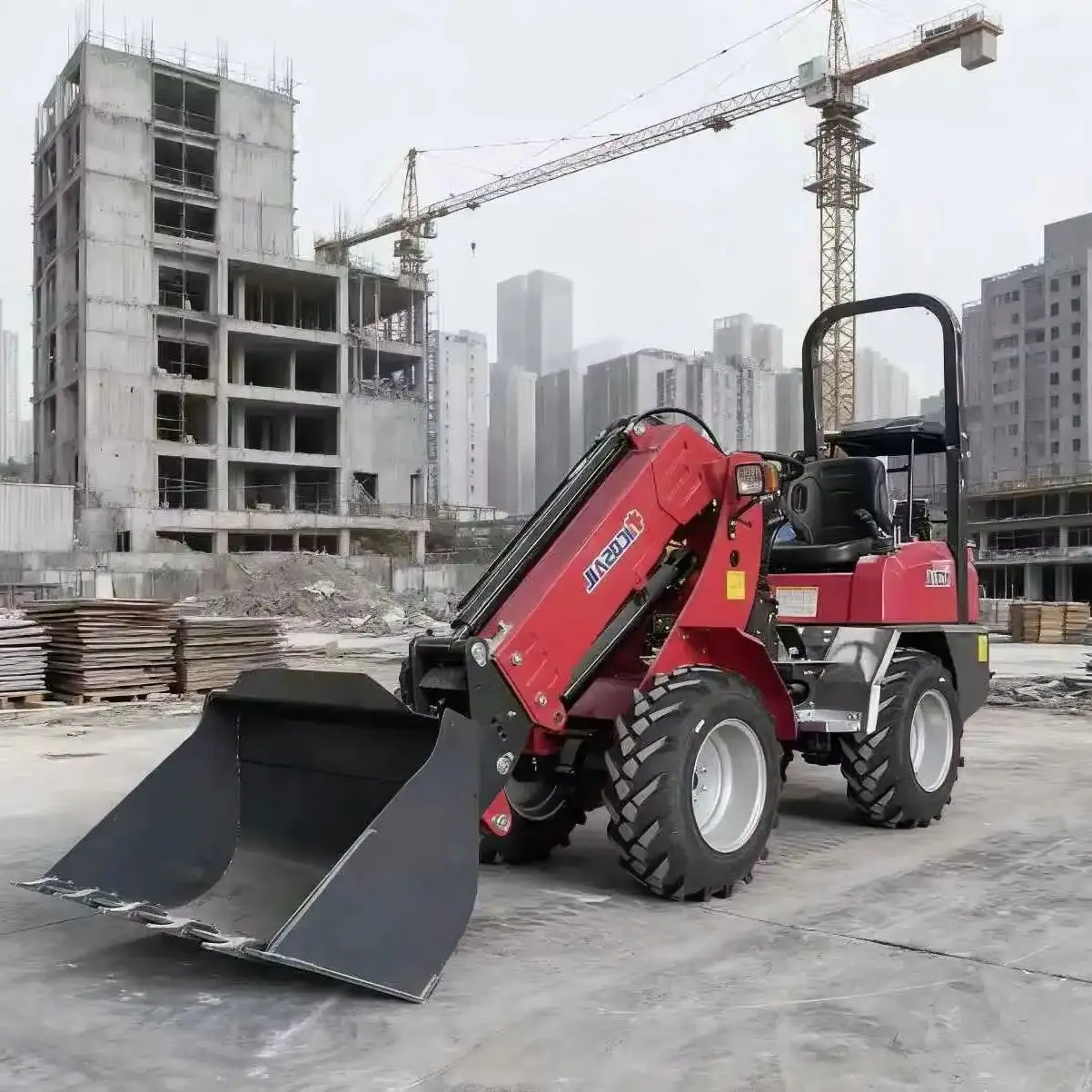OEM Custom 3.5 Ton Telescopic Wheel Loader CE Euro 5 High Lift Telescopic Boom Loader for Construction and Material Handling