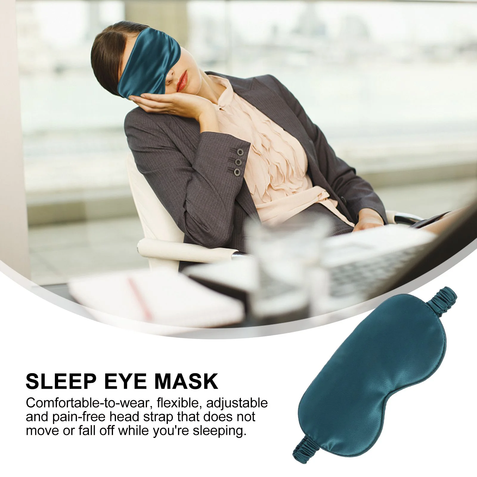 4-шт затемняющая маска для сна, шелковая накладка для глаз, тени для сна, эластичные повязки на глаза