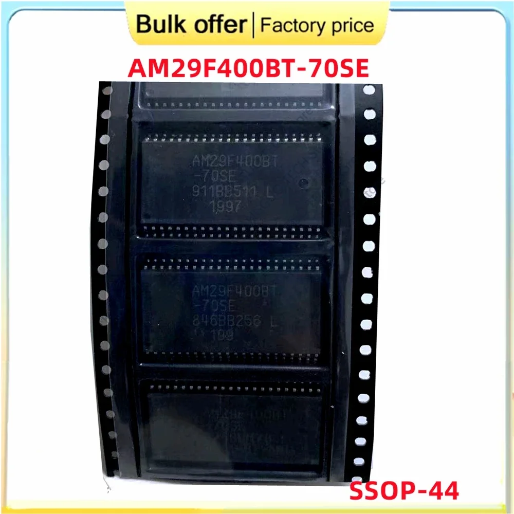 10PCS/Lot AM29f400BT-70SE AM29F400BT 29F400BT AM29F400 SSOP-44 Automotive computer board storage IC chip
