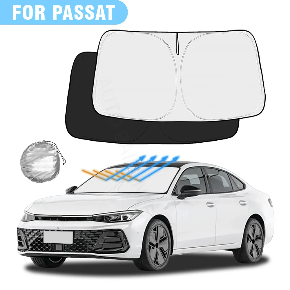 

Для Volkswagen VW Passat 2012-2022 автомобильный козырек от солнца на лобовое стекло, козырек от солнца на переднее окно, козырек от солнца, авто интерьер, защита от ультрафиолета
