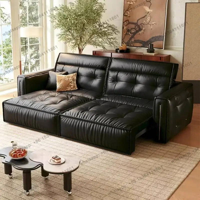 Fabric Reclining Living Room Sofas Three Seater Electric Sectional Living Room Sofas Modular Black Bankstel