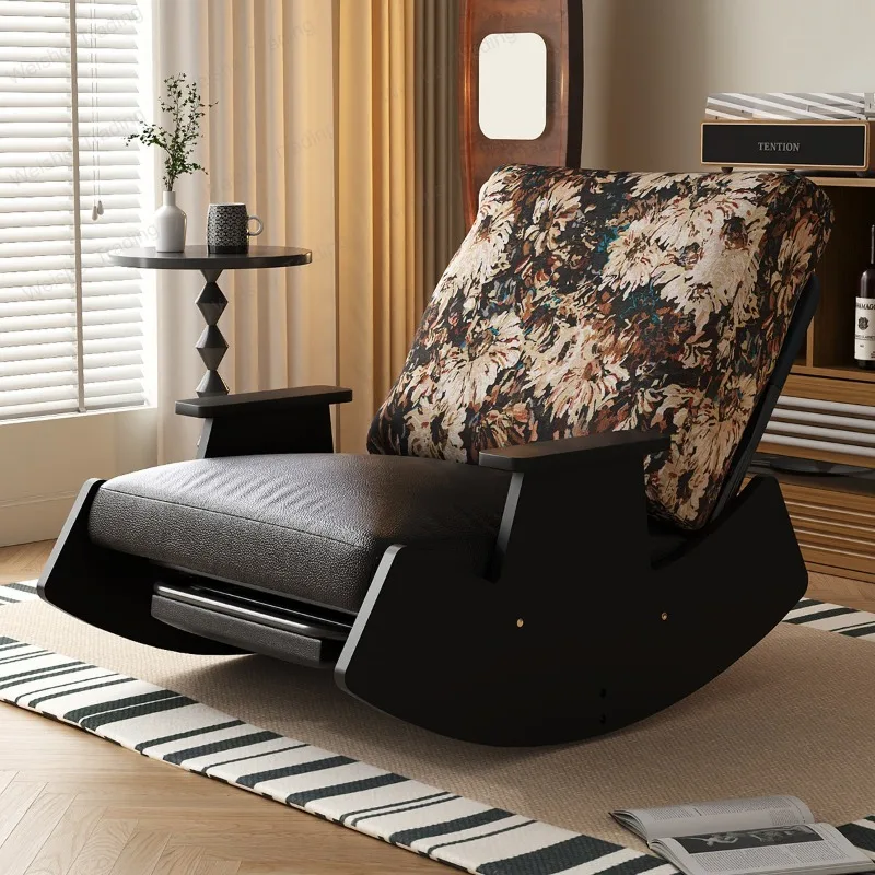 

Rocking chair recliner adult can sleep 2026 new balcony lazy sofa home leisure can lie down can sleep single
