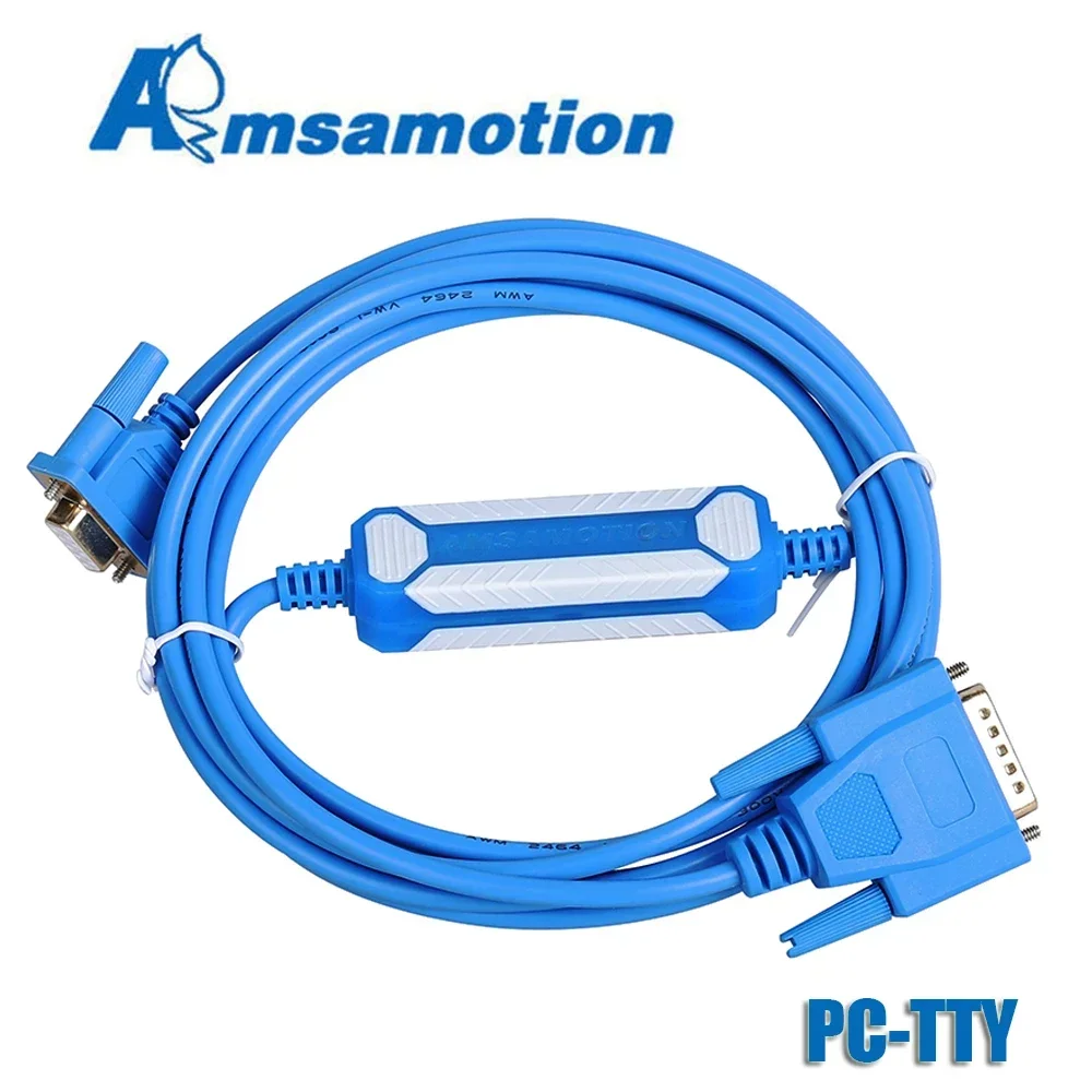 Amsamotion Programming Cable PC-TTY Communication Download 6ES5 734-1BD20 Cable For Siemens S5 Series PLC PC TTY RS232