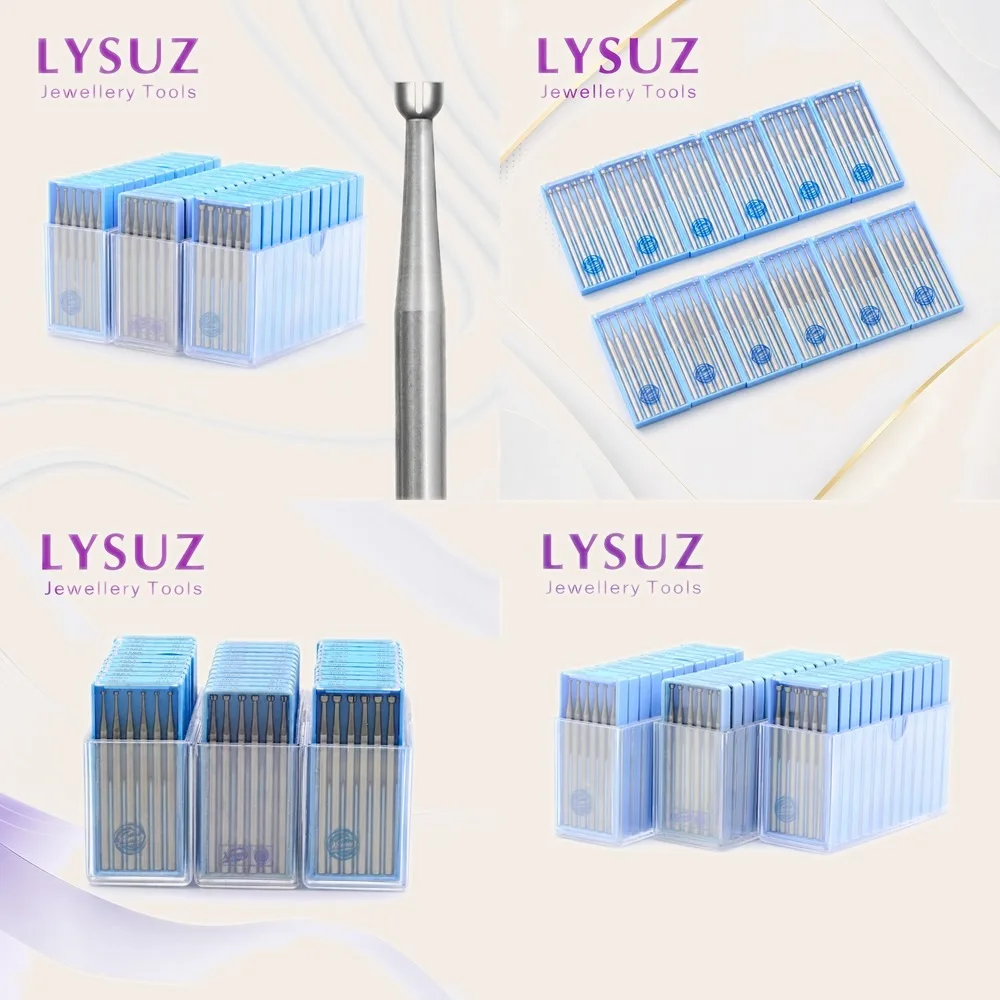 

6Pcs Germany F256A Tungsten Carbide Cup Burs for Jewelry Metal Cutting Micro Dental Carving Tool