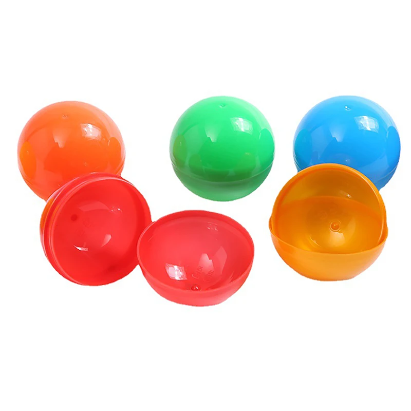 50Pcs Mini 32MM Clear Transparency Plastic Capsule Toy Surprise Ball Tiny Container Making Things Model Gashapon toy