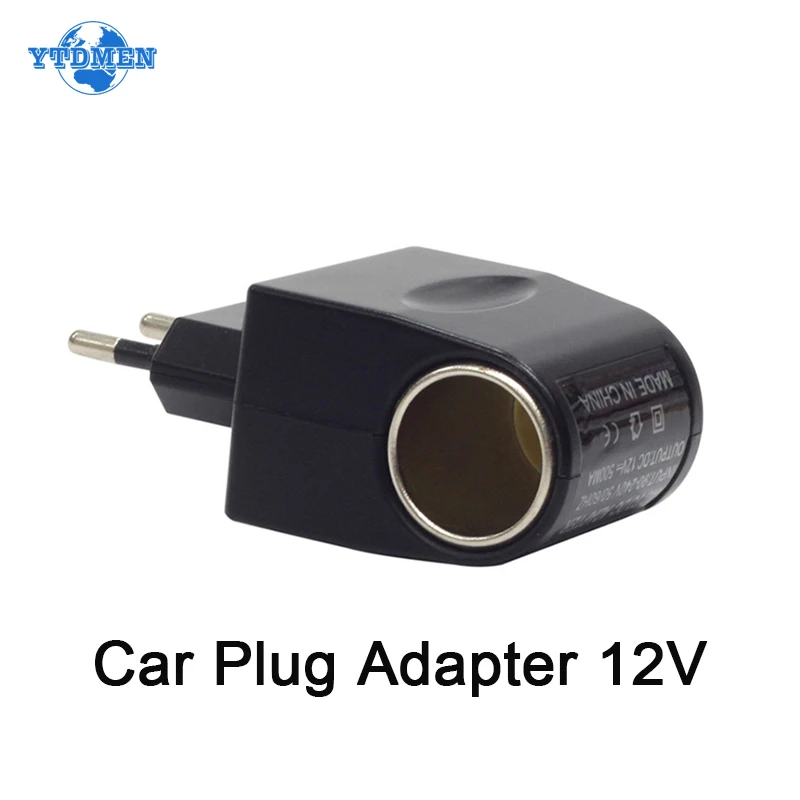 DC 12V 0.5A 500mA Car Cigarette Lighter Adapter AC 110V/220V Auto Inverter 12 Volt Car Power Adapter Supply Charger EU US Plug