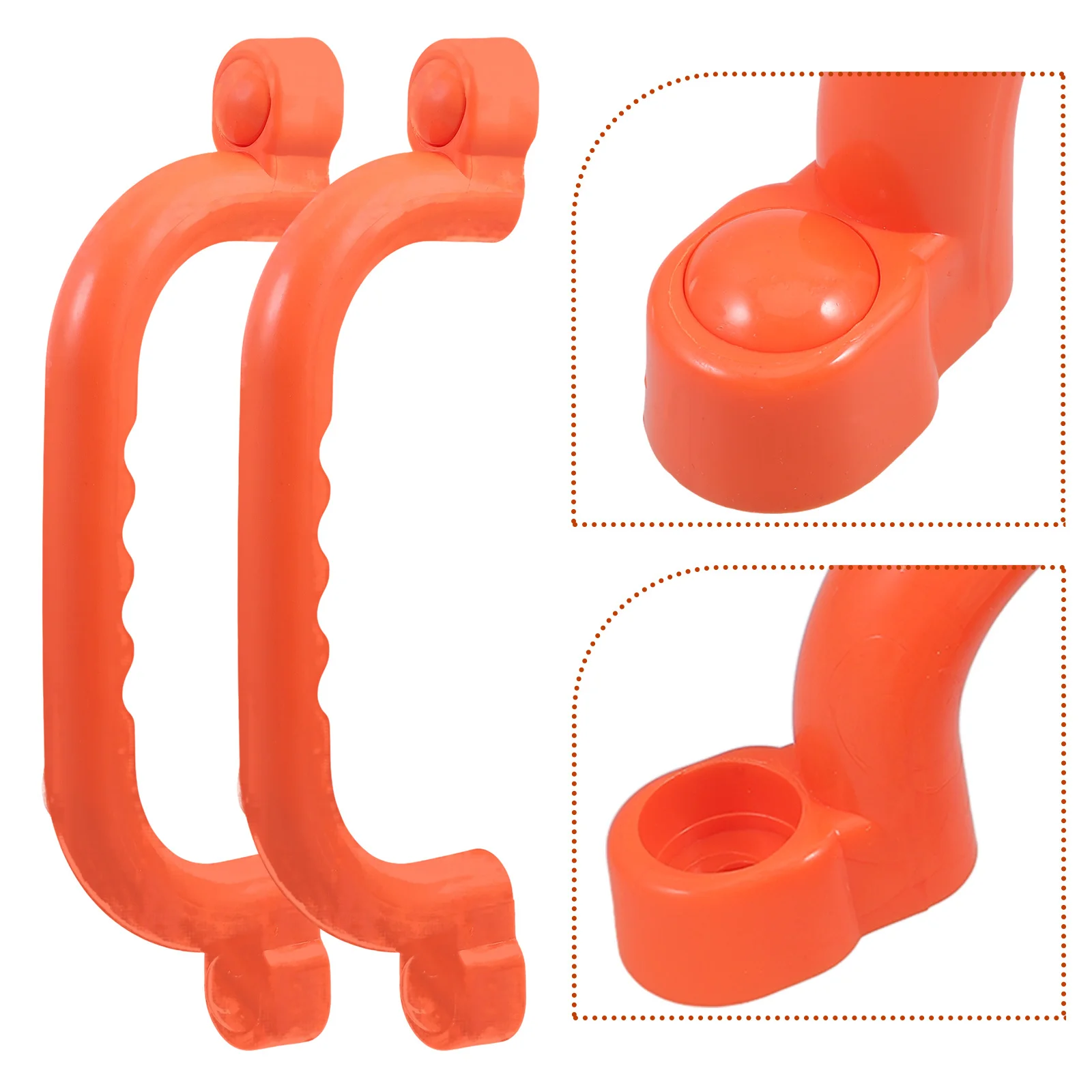 2 قطعة مقابض ملعب السلامة إطار التسلق قبضة اليد للخارجية سوينغ سرير بطابقين عدم الانزلاق قبضة بلاستيكية بار الاطفال