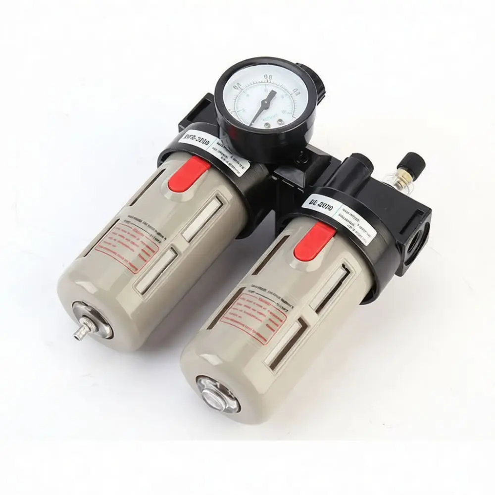 Compressed Air Treatment Unit AFC2000 Pneumatic Filter Regulator Combo Automatic Drain Industrial Gas Flow Control Valve