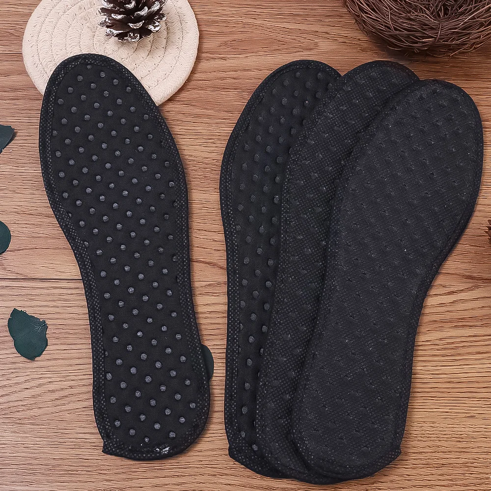 6pcs Bamboo Charcoal Antibacterial Insoles for Shoes Deodorant Running Sports Insole Feet Thickened Shock Absorbing Shoe Sole