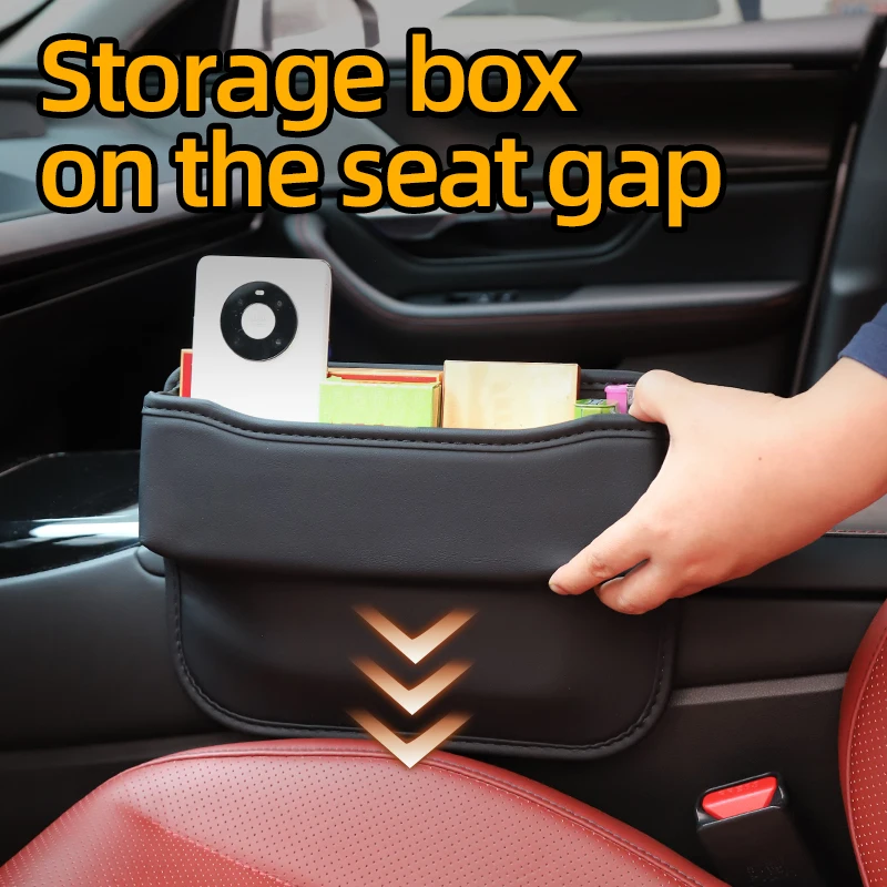 Car seat seam storage box car supplies practical and good items car interior decoration storage bag, seam storage box artifact