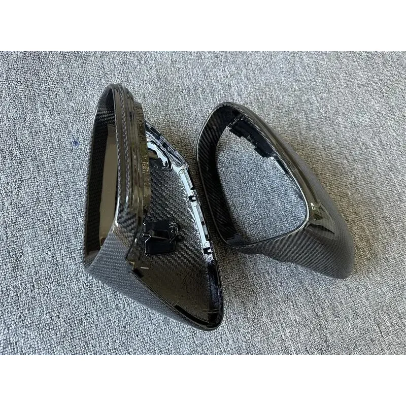 

High quality Side Door Rearview Mirror Covers Dry Carbon Fiber M Sport Style For Cayman/Boxster 981RS/ 911 991RS 2013-2016