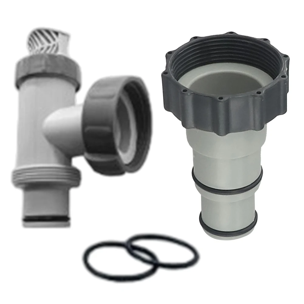 Ensemble de Valve à piston de piscine polyvalent, pour pompes Intex 28635EG 28633EG 28671EG, adaptateur de tuyau 1.25 à 1,5 pouces, pièces d'équipement de piscine