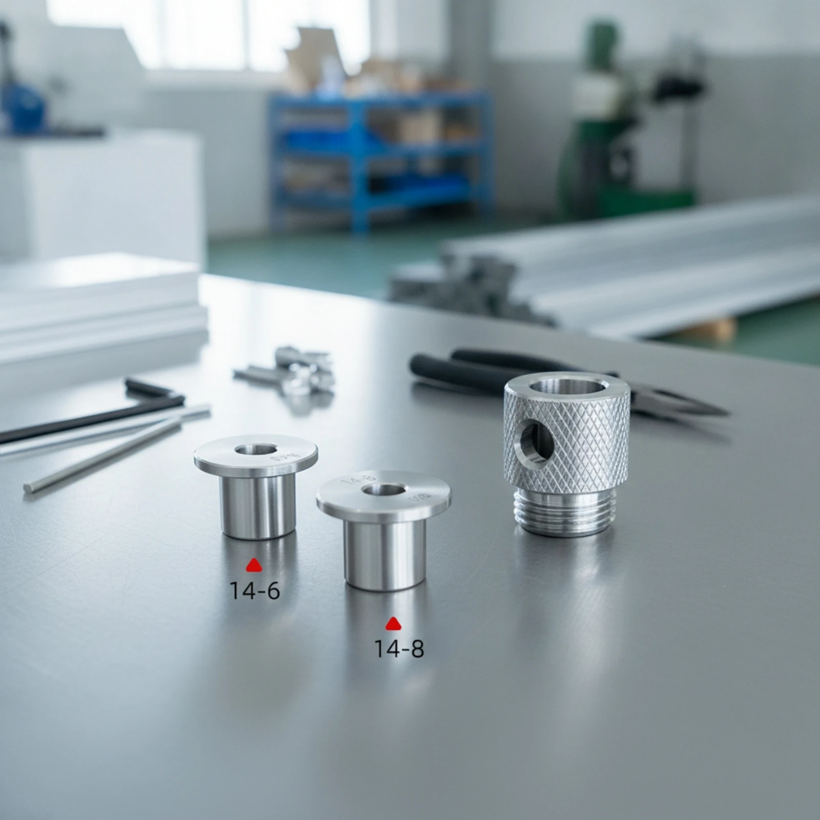 3 Pieces Drill Guide Sleeve Accurate Drill Bushing Hardware Smooth Tool Wear-Resistant for Machinists, Jig Assembly, Workshop