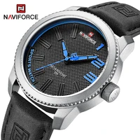 NAVIFORCE, nuevo reloj de cuarzo informal para hombre, relojes deportivos militares de cuero resistentes al agua, reloj clásico de hombre de negocios, reloj Masculino