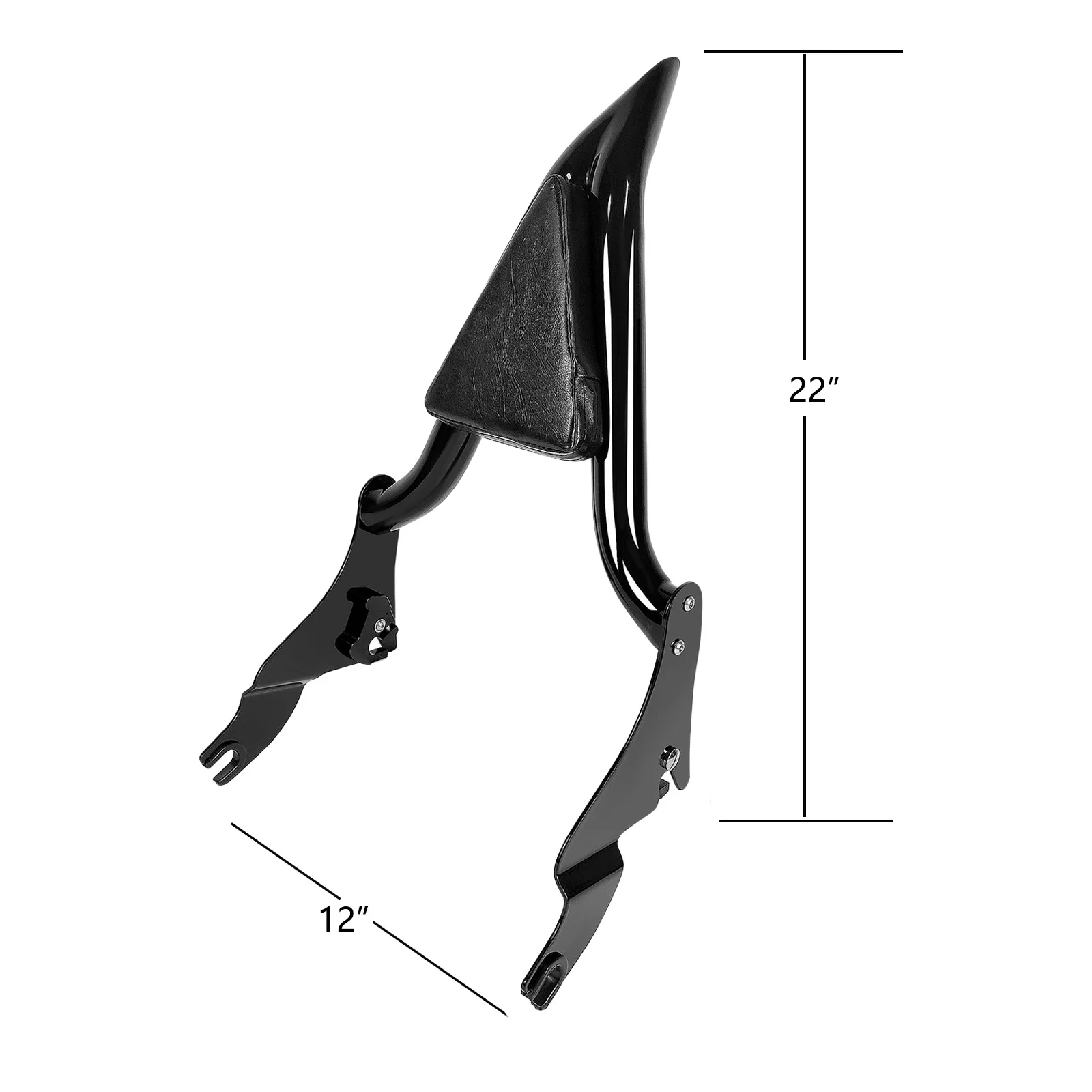 Motorcycle Rear Backrest Passenger Sissy Bar For Harley Touring 2009-2026 Street Glide Electra Glide CVO Road King FLTR FLTRX view 4