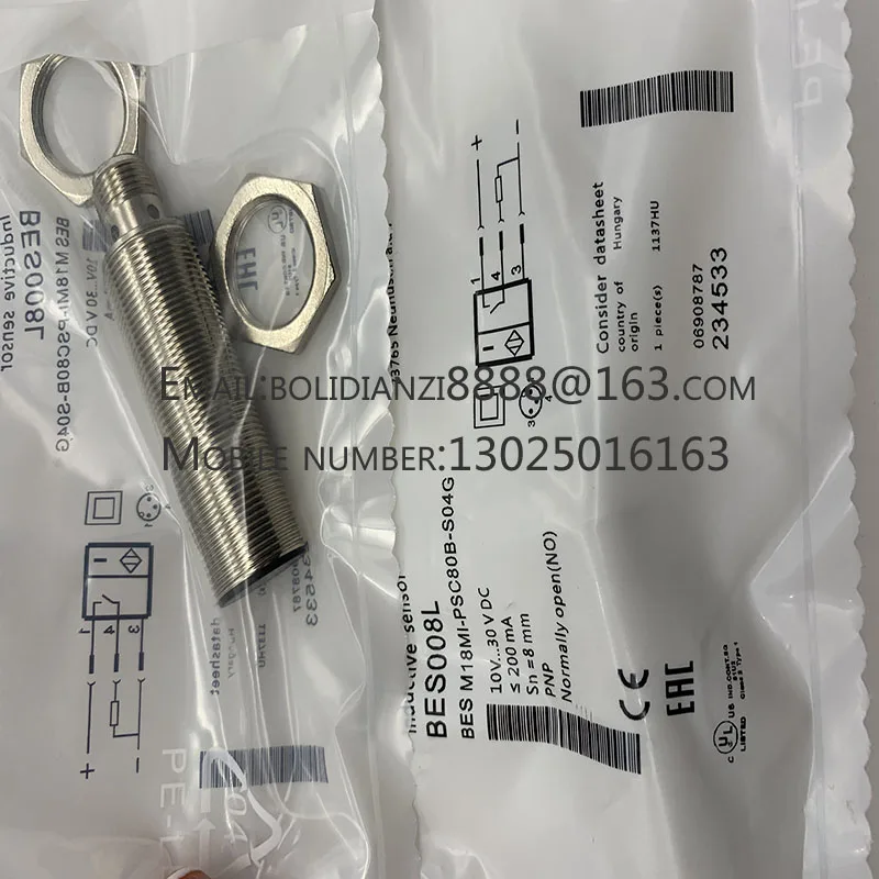 

The brand-new original sensor BES008L BES M18MI-PSC80B-S04G is guaranteed for one year in stock.