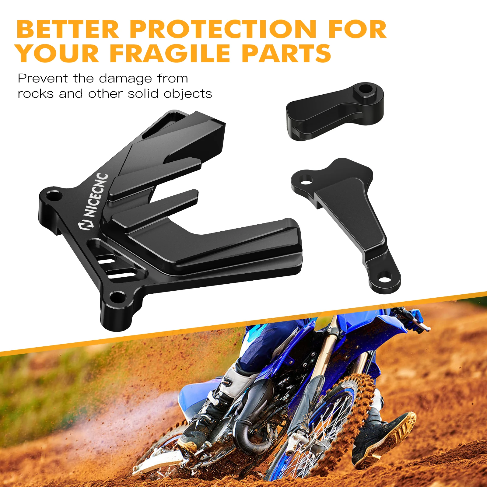 NiceCNC Front Sprocket Cover Guard Protector Case Saver For Yamaha YZ250 2000-2024 YZ250X 2016-2023 2022 2021 2020 YZ 250 250X