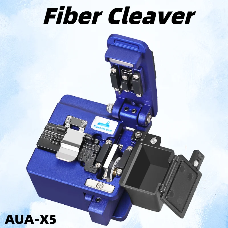 COMPTYCO AUA-X5 High Precision Optical Fiber Cleaver FTTH Fiber Optic Cable Cutting Tool Cold Joint/Hot Melt Cutting Knife