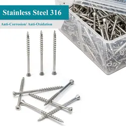 Wood Screws Torx Slot  316 Stainless Steel Drywall Screws Deck Screws Wood Hardware Mounting Accessories  Self Tapping Screws