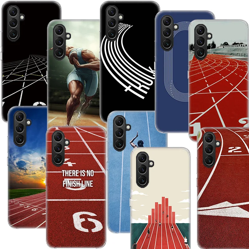 Track And Field Track Phone Case Samsung Galaxy A70 A50 A40 A30 A20E M30S M31 M21 M12 J8 J6 J4 M32 M52 M51 A90 A80 A20S M11 A10S