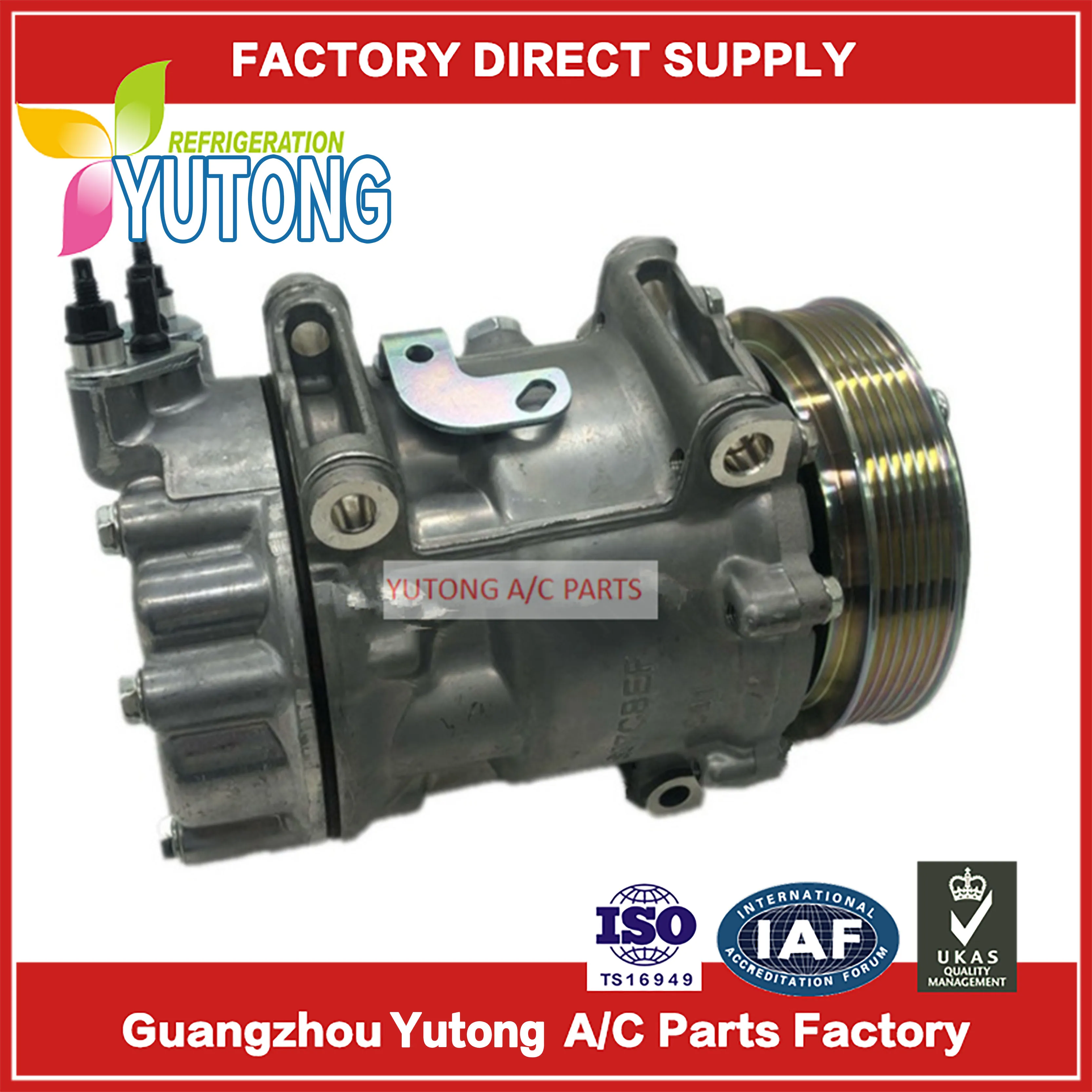 AC Compressor For Peugeot / Citroen 6453QN 6453ZA 6453WN 6453WP 6453QL 96598758 9671216780 9659875880 9651911480 96519114 965648