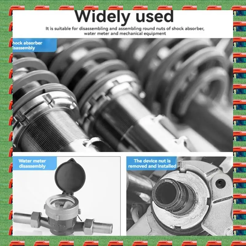

ABMO Crescent Wrench Set Adjustable C-Pin Wrench Hook Wrench For Tightening And Locking Of Vehicle Mechanical