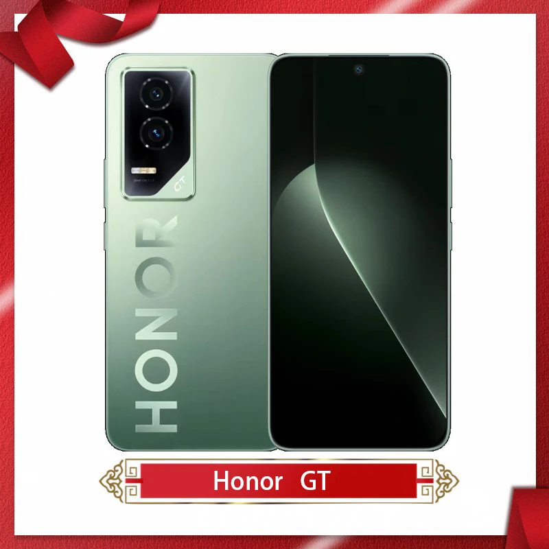 جوجل بلاي الأصلي الشرف GT 5G الهاتف المحمول Snapdragon8 Gen3 6.7 بوصة AMOLED 100 واط شاحن سريع 5300 مللي أمبير 50 ميجابكسل كاميرا NFC OTA #1