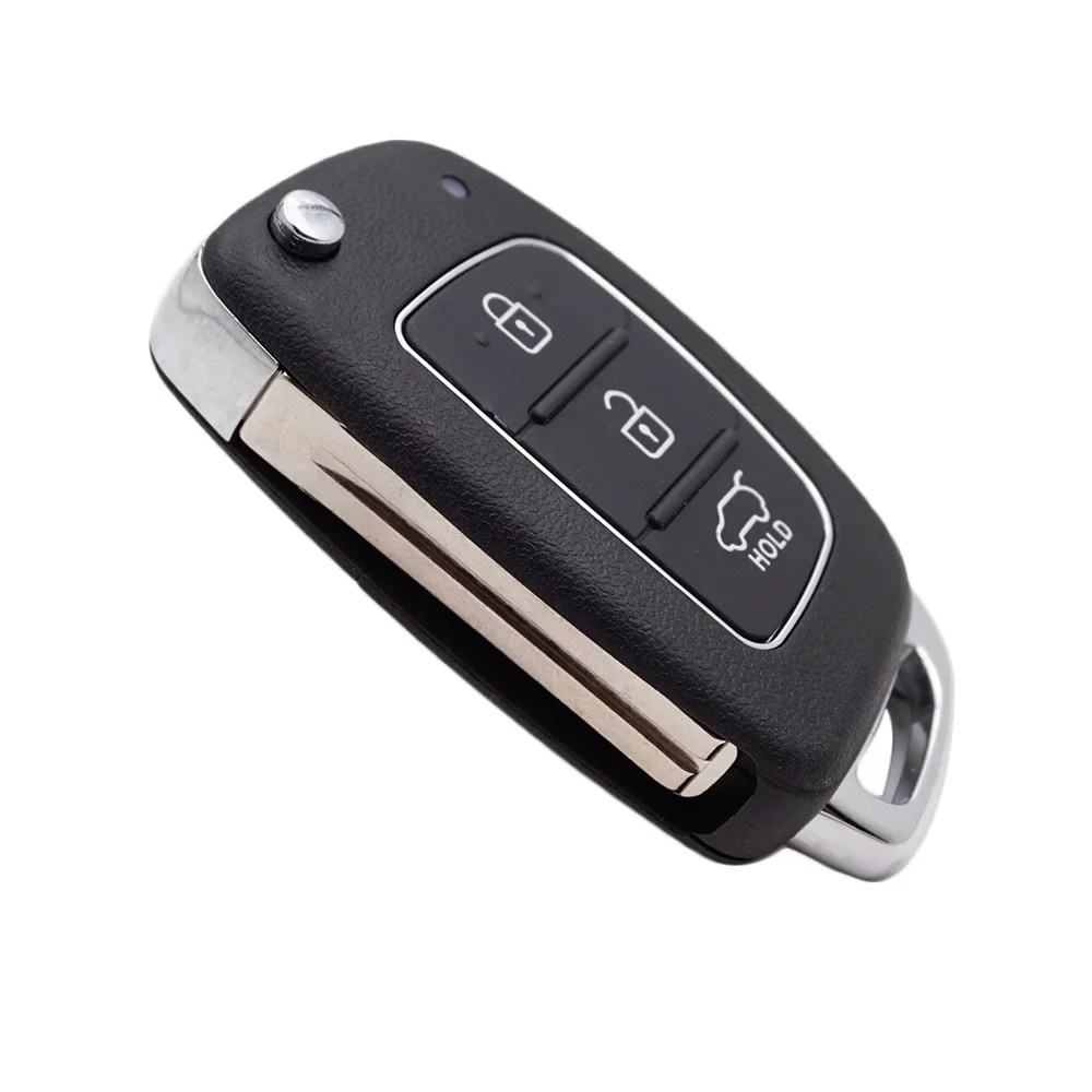 Sostituzione Flip Folding Key Case 3 4 pulsanti Car Remote Key Shell per HYUNDAI Mistra Santa Fe Sonata Tucson Accent I30 I40 I45