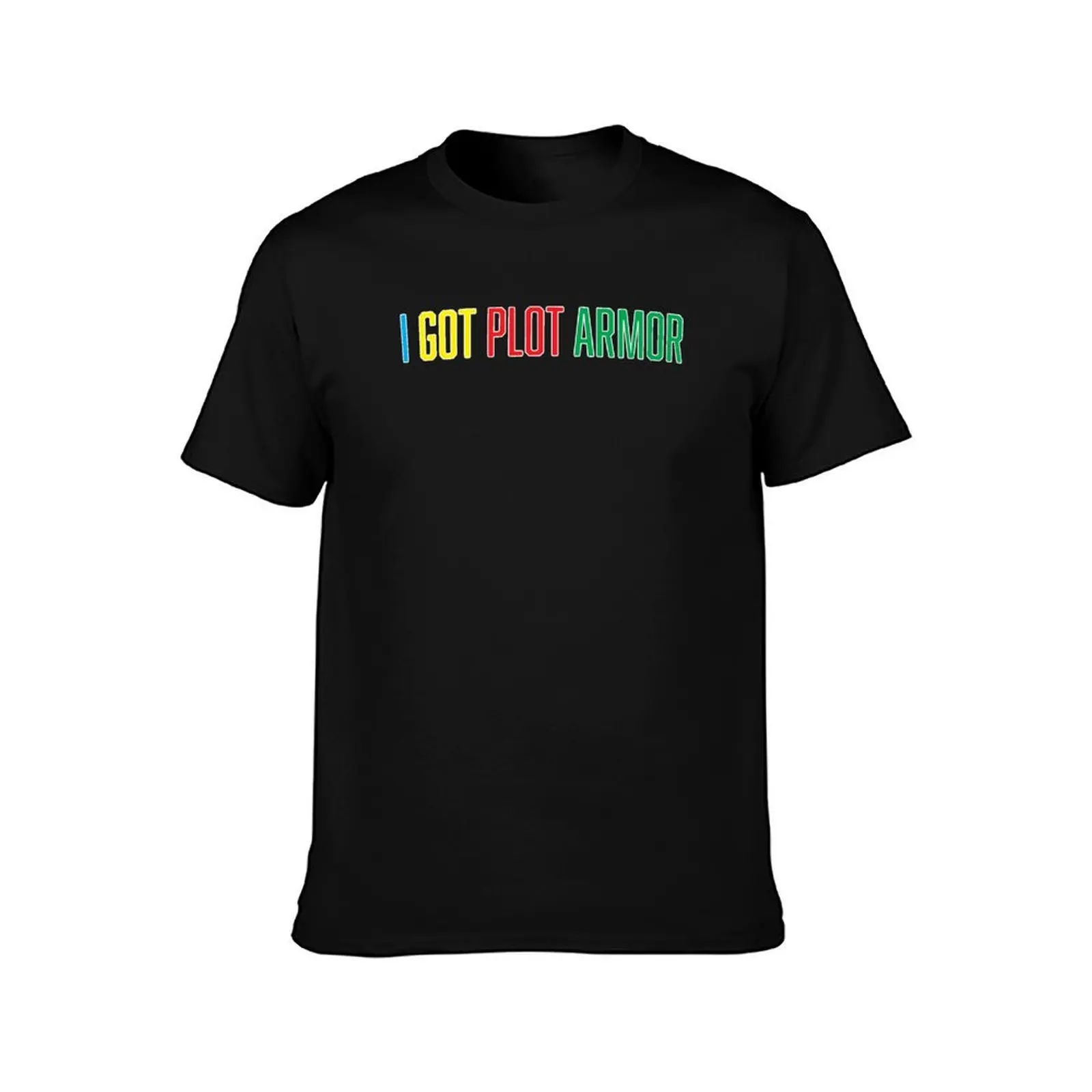Anime Protagonist, Plot Armor, Plot Twist, Anime Lover, Anime Girl, Pain, Art, T-Shirt, Summer Casual Cotton Tee, 100% Cotton