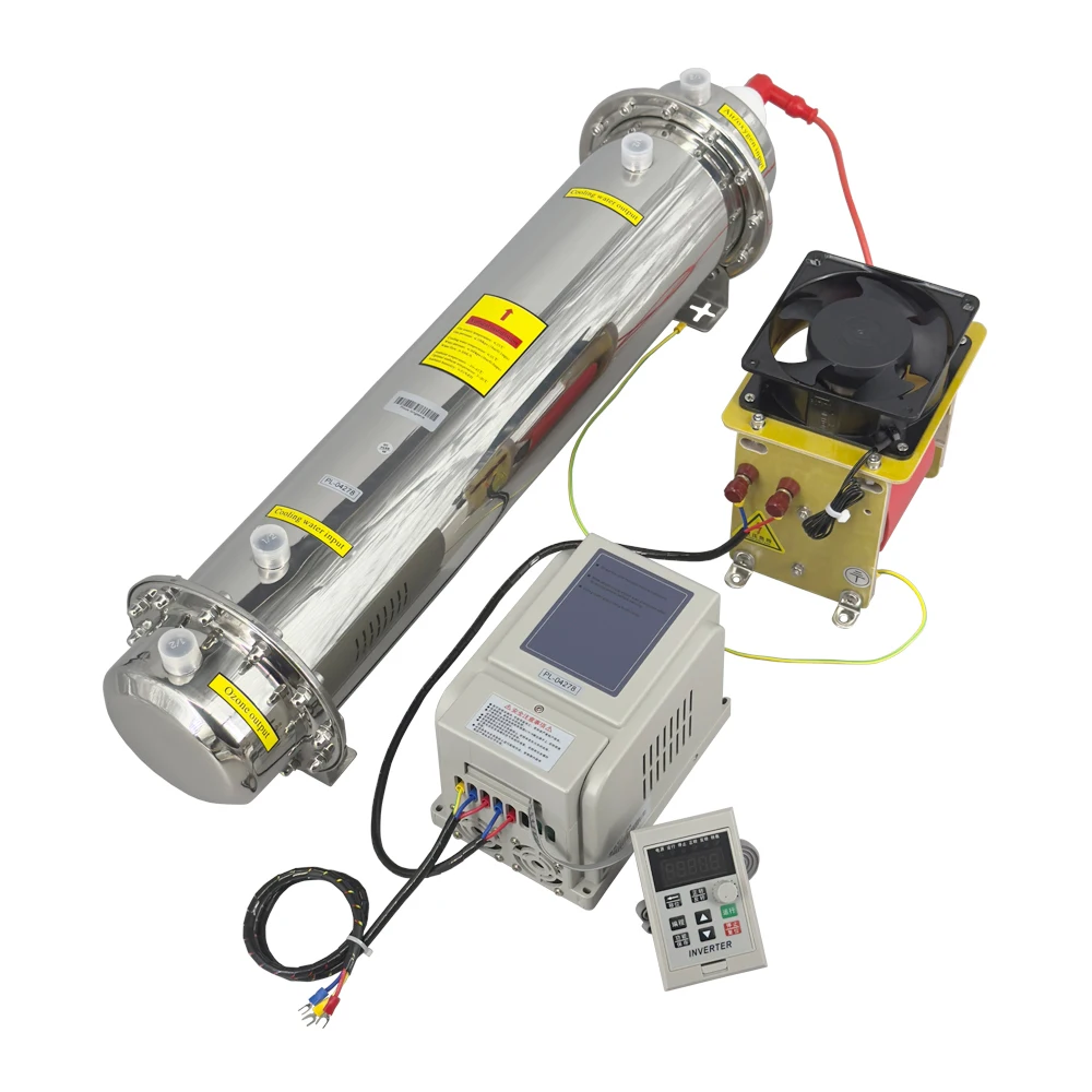 100 g h Water Cooled Adjus Industrial Ozone Generator CE FCC Ro HS Certified for Air Water Treatment